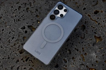 URBAN ARMOR GEAR UAG Designed for Samsung Galaxy S25 Ultra Case 6.9" DOT - Compatible with Magnetic Charging Slim Transparent Rugged Military Drop Tested Protective Cover, Cloud Blue - color: DOT - Cloud Blue