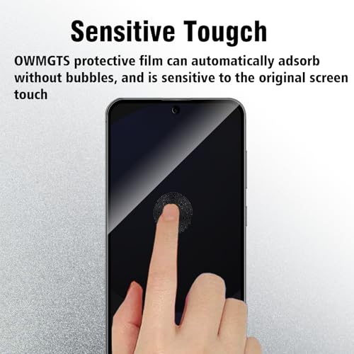 Privacy Screen Protector for Samsung Galaxy S24 FE + Lens Protector - size: Samsung Galaxy S24 FE