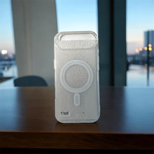 Compatible with iPhone 17: Magnetic Transparent Phone Cases - Slim Anti Yellowing, Drop Protection and Shockproof Protective Cell Phone Cover (Clear) (Compatible with iPhone 17)