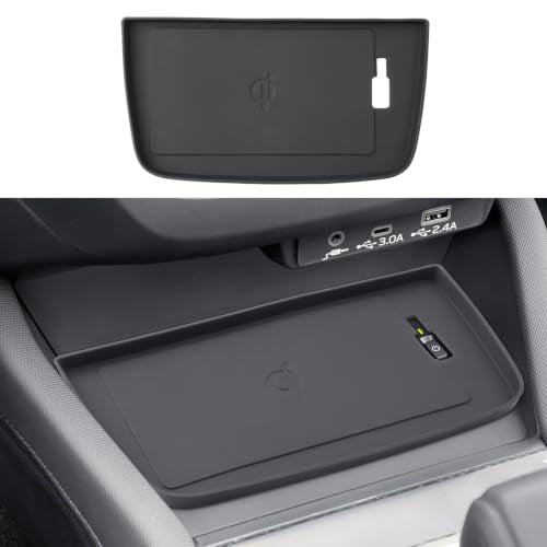 Center Console Wireless Charging Mat for 2026 Subaru Forester/Hybrid - Silicone Non-Slip Charger Area Protective Mat Compatible with 2026 Forester Hybrid All Trim Accessories