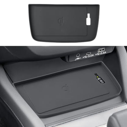 Center Console Wireless Charging Mat for 2026 Subaru Forester/Hybrid - Silicone Non-Slip Charger Area Protective Mat Compatible with 2026 Forester Hybrid All Trim Accessories