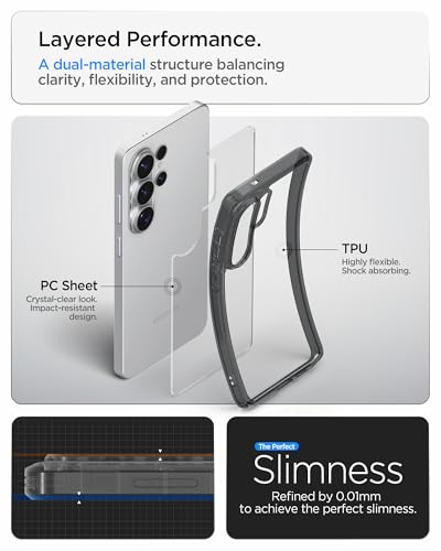 Spigen for Galaxy S26 Ultra Case, Ultra Hybrid [No Magnet Ring][Anti-Yellowing] - Space Crystal - color: Space Crystal, size: Galaxy S26 Ultra