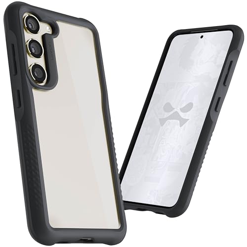 Ghostek Covert Galaxy S23 Case Clear with Military Grade Shockproof Protection, Non-Slip Grip, Protective Silicone Phone Cover Designed for 2023 Samsung Galaxy S23 (6.1") (Black) - color: Black [Limited], size: Galaxy S23