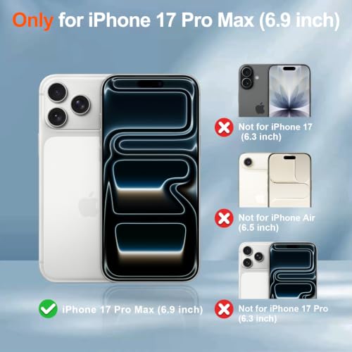 SUPFINE Silicone & Magnetic for iPhone 17 Pro Max Case White - color: White, size: iPhone 17 Pro Max
