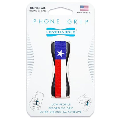 LOVEHANDLE Original Universal Phone Grip - Texas Flag - color: Texas Flag