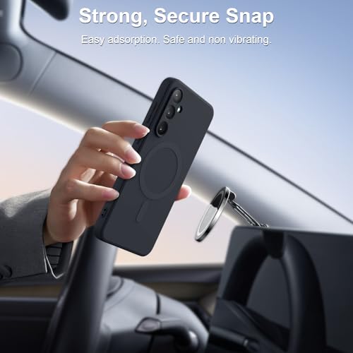for Galaxy A16 5G Case,Magnetic,Wireless Charging,Slim Black - color: Black