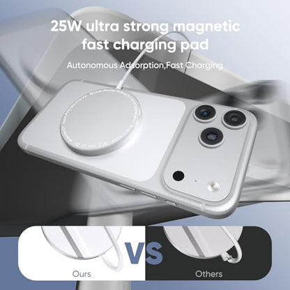 MagSafe Charger 2 Pack 25W Magnetic Wireless Charger Fast Charging Pad