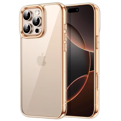 JETech Case for iPhone 16 Pro, Anti-Yellowing, Desert | Shockproof Protection, Scratch Resistant Hard PC Back, Durable Transparent TPU Bumper - color: Desert, size: iPhone 16 Pro