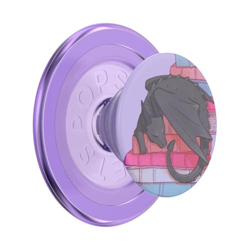 PopSockets Phone Grip for MagSafe, Magnetic Holder- Curled Up Reading - color: Curled Up With A Good Book, style: MagSafe