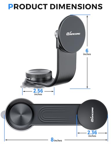 Magsafe Car Mount, Bendable Alloy Arm Magnetic Phone Holders for Your Car
