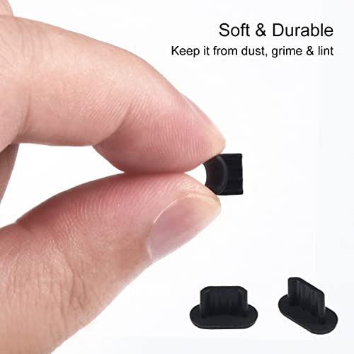 25 PCS Micro USB Dust Plug, Silicone Anti Dust Plug for Micro USB Port, Micro USB Cap Port Cover Anti Dust Protector