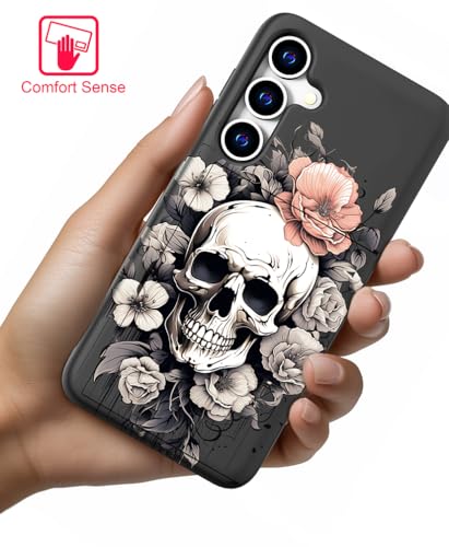 for Samsung Galaxy S24 / S25 Case - Black Bone Skull - color: Black Bone Skull
