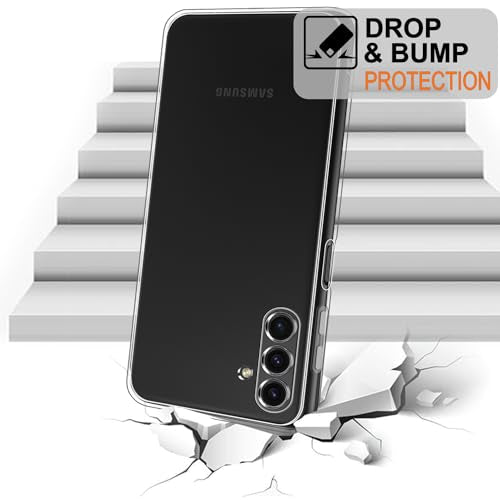 TENOC Phone Case for Samsung Galaxy A26 5G, Clear Case Shockproof Protective Bumper Slim Cover - color: Clear, size: A26