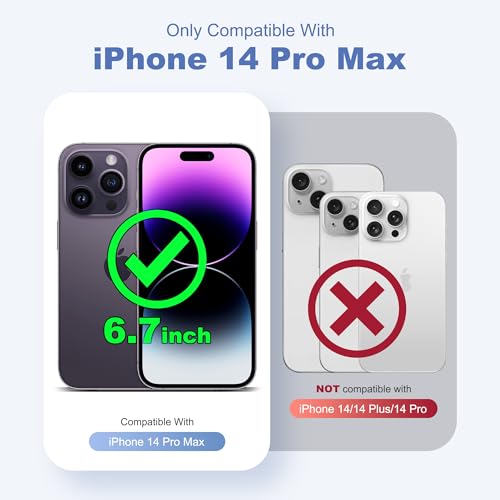 Compatible with iPhone 14 Pro Max Case with Stand 6.7",Black - color: Black, size: Iphone 14 Pro Max