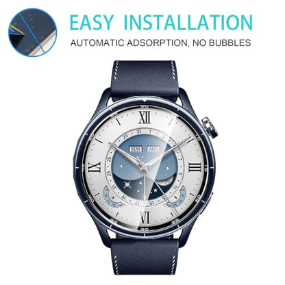 5 Pack Tempered Glass for Xiaomi Watch S5 1.43 inch Screen Protector,9H Hardness,Ultra Resistant,Anti-Fingerprints,No Bubbles,HD-Clear,Full Coverage Watch Film for Xiaomi Watch S5 - color: Xiaomi Watch S5