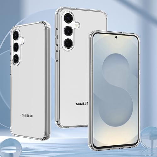 Anoowkoa Designed for Samsung Galaxy S25 Plus Case.Galaxy S25+ TPU Clear Cover Phone case（Anti Yellowing）[Military-Grade Shockproof ].Ultra-Thin .Drop-Proof（Clear） - color: Samsung Galaxy S25 Plus