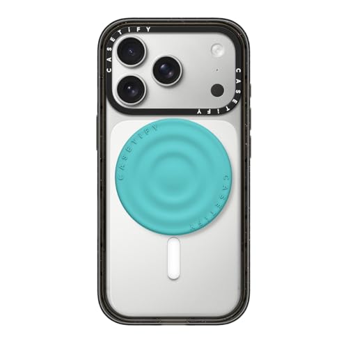 CASETiFY Snappy Ripple Grip Stand Compatible with Magsafe - Mint Blue