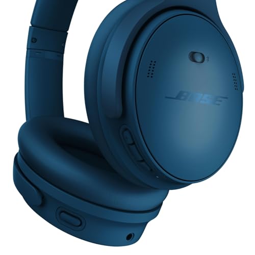 Bose QuietComfort Headphones - Wireless Bluetooth Headphones, Active Over Ear Noise Cancelling and Mic, USB-C Charging, Deep Bass, Up to 24 Hours of Playtime, Twilight Blue - Limited Edition Color - color: Twilight Blue