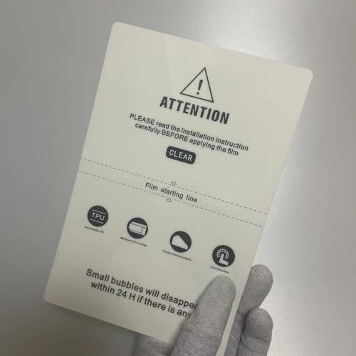 8-inch HD Matte Privacy Flexible Hydrogel Film Straight Curved Screen Protector Cut Machine Mobile Phone Protective Film (HD) - color: HD