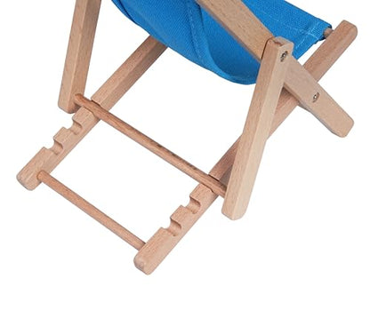 Foldable Wooden Cell Phone Stand, Phone Holder for Desk - color: Turquoise