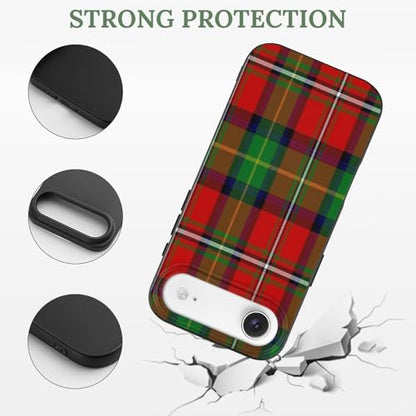 Clan Boyd TartanAnti-Yellowing Soft TPU Phone Case for iPhone 17, Shockproof and Scratch-Resistant Case - color: black-style-211
