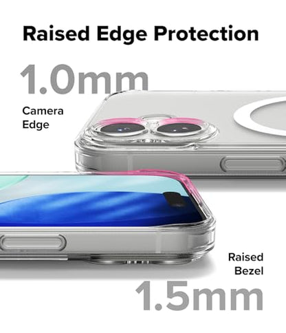 Ringke for iPhone 17 Case [Fusion Magnetic Matte Clear] | Compatible with MagSafe, Oil & Dirt Resistant, Anti-Fingerprint Technology Prevents Oily Smudges, Feels Velvety Soft - size: iPhone 17