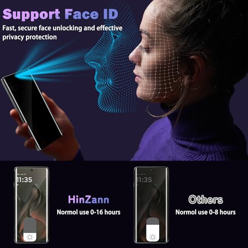 For Motorola Edge 2025 Privacy Screen Protector (2 Pack) - size: Motorola Edge 2025