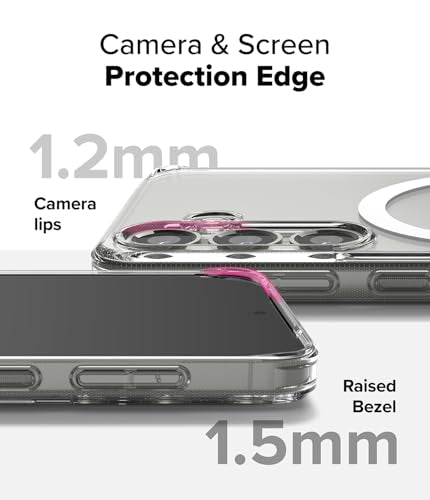 Ringke for Samsung Galaxy S25 Case [Fusion Magnetic Matte Clear] | Compatible with MagSafe, Oil & Dirt Resistant, Anti-Fingerprint Technology Prevents Oily Smudges, Feels Velvety Soft - size: Galaxy S25