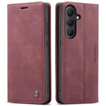 Compatible with Samsung Galaxy S26 Plus Case with Card Holder, Kickstand Protective Flip Folio Leather Wallet Case for Galaxy S26+ Plus 5G 6.7 inch (Wine Red) - color: Wine Red, size: S26 Plus 6.7 Inch