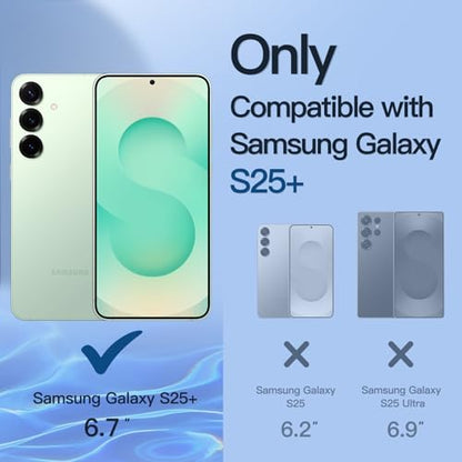 JETech Privacy Screen Protector for Samsung Galaxy S25 Plus, 2-Pack - size: Galaxy S25 Plus
