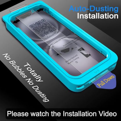 Ferilinso Screen Protector for iPhone 16, Tempered Glass, Case Friendly | 3 Pack, 9H+ Hardness, Military-Grade Shatterproof, HD Clear, Easy Installation Bubble Free, with Camera Lens Protectors - size: iPhone 16-6.1 IN