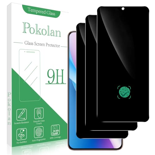 Pokolan Privacy Screen Protector for Samsung Galaxy S21 5G Tempered Glass - size: Samsung Galaxy S21 6.2-inches