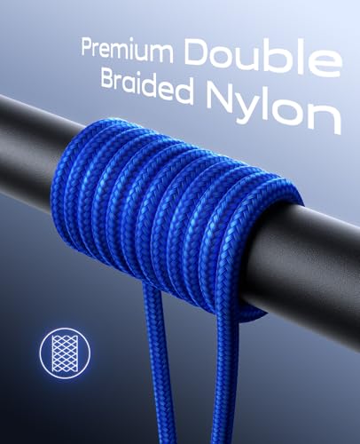 Long USB C Cable 3A Fast Charging, [15FT 2Pack] USB to USB C Cable, USBA to - color: Blue, size: 15FT 2Pack, style: USB A to USB C