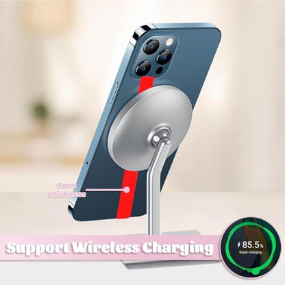 TEAMOLA Silicone Phone Grip Strap, Anti-Slip Phone Hand Holder Red 210 - color: 210, 3 Red