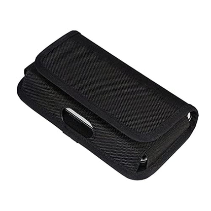 Holster for Samsung Galaxy S26+ S25+ S24 S23 FE Plus A15 A37 A36 A57 | Phone Belt Case for iPhone 17 16 15 Pro Max / Plus, Moto G Stylus 5G, Pixel 10 Pro XL, Horizontal Belt Holder with Clip Loop - size: Large