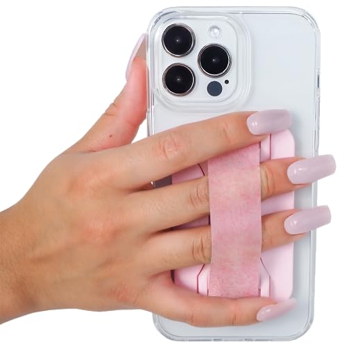 LOVEHANDLE PRO for MagSafe Phone Grip + Kickstand - Pink Diamond Glitter