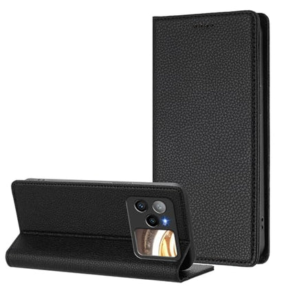 for BLU BOLD N4 5G Case Wallet with Card Holder | for BLU BOLD N4 5G Phone Case - [Built-in 2 Credit Card Slots] [Hidden Magnetic Closure] Premium PU Leather Wallet Cases - Flip Phone Cases - color: Black