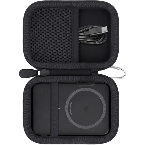 khanka Case for Anker Nano Power Bank Ultra-Slim 5000Mah & Maggo 10K,Black - color: Black