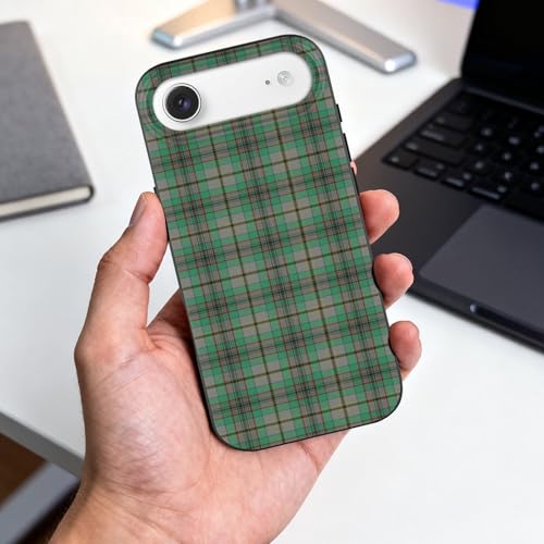 Scottish Clan Craig Tartan PlaidAnti-Yellowing Soft TPU Phone Case for iPhone 17, Shockproof and Scratch-Resistant Case - color: black-style-51