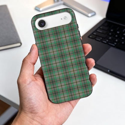 Scottish Clan Craig Tartan PlaidAnti-Yellowing Soft TPU Phone Case for iPhone 17, Shockproof and Scratch-Resistant Case - color: black-style-51