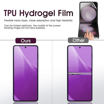 2 Sets Privacy Screen Protector for Samsung Galaxy Z Flip 5 6.7" - size: Samsung Galaxy Z Flip 5