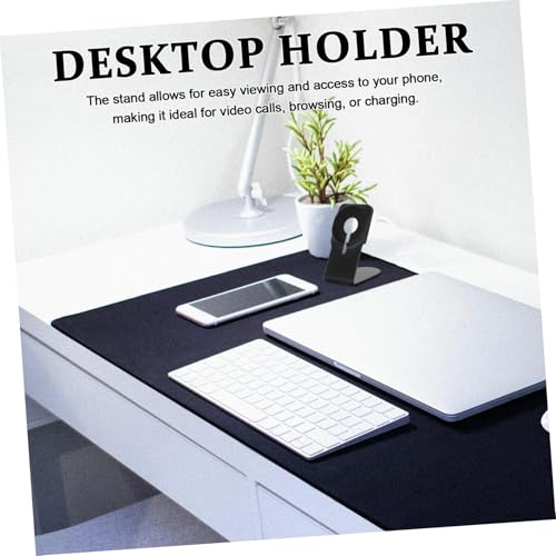 Wireless Charging Dock Stand Black Aluminum Alloy for Desk