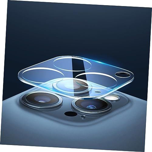 balacoo 3pcs Lens Protection Films Tempered Phone Screen Protectors Camera Lens Covers Scratch-resistant for Pro