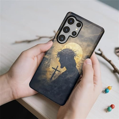 CARLOCA Case for Samsung Galaxy S26 Ultra,Faith Inspired Christians Scripture Design- Hybrid Dual Protection Soft TPU+ Hard PC,Shockproof Anti- Scratch Cover Men Women Stylish Protective Phone Case - color: Faith Inspired Christians Scripture, size: Galax