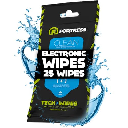 Fortress Electronic Wipes (25 ct.) Screen Cleaner Wipes for Tech - style: No Microfiber Cloth