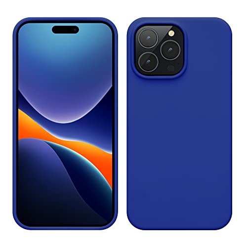 kwmobile Case for iPhone 14 Pro Max Case - Slim Soft TPU Silicone Cover - Works with Wireless Charging - Baltic Blue - color: Baltic Blue, size: iPhone 14 Pro Max