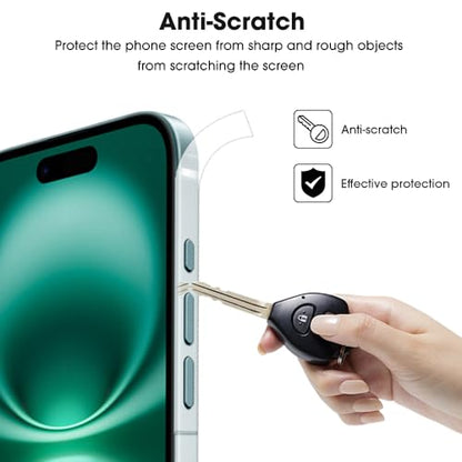 2 Pack Transparent Side Hydrogel Film For iPhone 16 Pro Max Frame Sticker Border Anti-scratch Bubble Free Protective Films