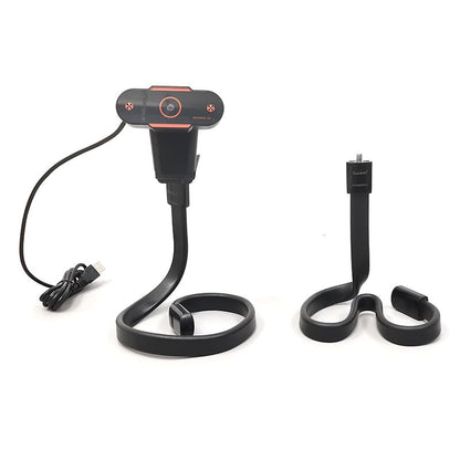 Sports Camera Holder Flexible Arm Stand with 1/4 Threaded Non-Screw Gooseneck Mount Stander for Gopro Action Cameras DSLR Monitor Stroller Handlebar CCTV Webcam Video Light Tripod