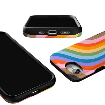 Casely iPhone 16e Case | Love for All | Rainbow Pride | Bold Protective Design | Compatible with MagSafe - color: Love for All | Rainbow Pride