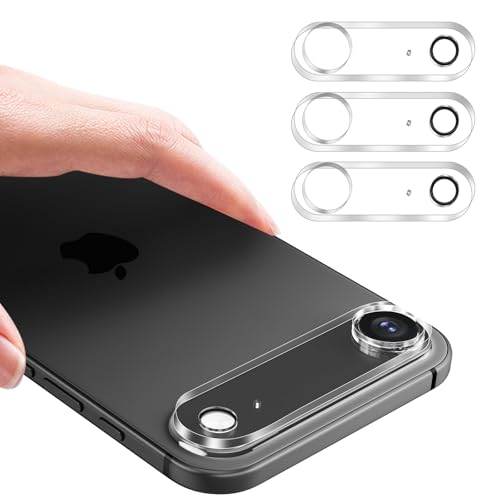 3PCS Rear Back Camera Lens Protector Tempered Glass for iPhone 17 Air- HD Clear Full Coverage Guard - color: for iPhone 17 Air